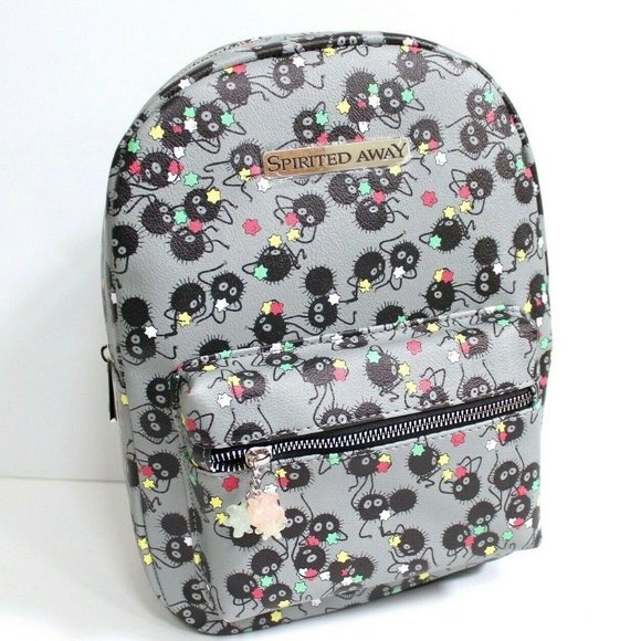 Studio Ghibli Handbags - Studio Ghibli Spirited Away Soot Sprite Faux-Leather Mini Backpack